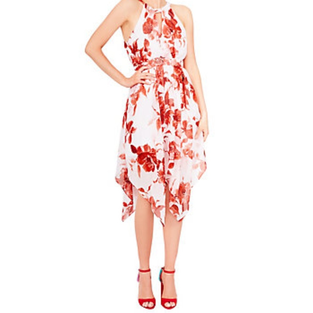 Betsey Johnson Chiffon Halter Dress